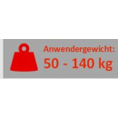 Funcke Auffanggurt MB100 Var. VB mit fest angenähtem Gurtband 0,5m