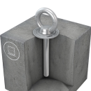 ABS Lock IV–B-100 zum Einkleben in Beton